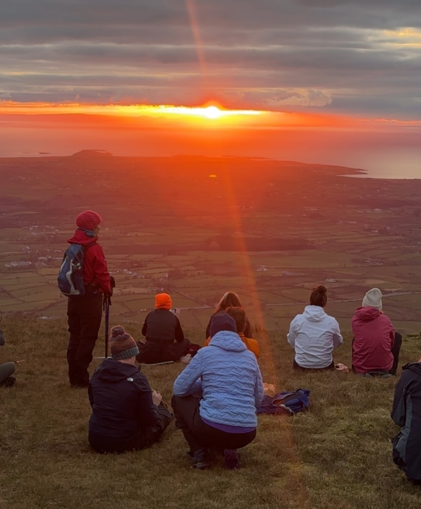 sunset in ireland